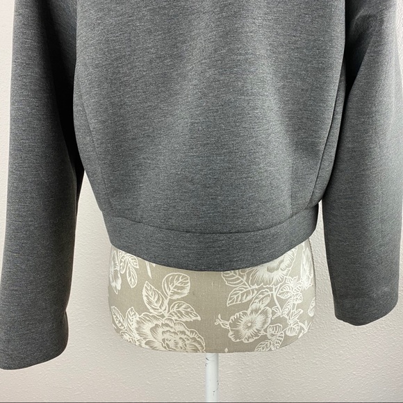 Everlane Gray Street Fleece Bomber Jacket Large - Picture 11 of 13